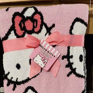 Hello kitty pink sherpa blanket